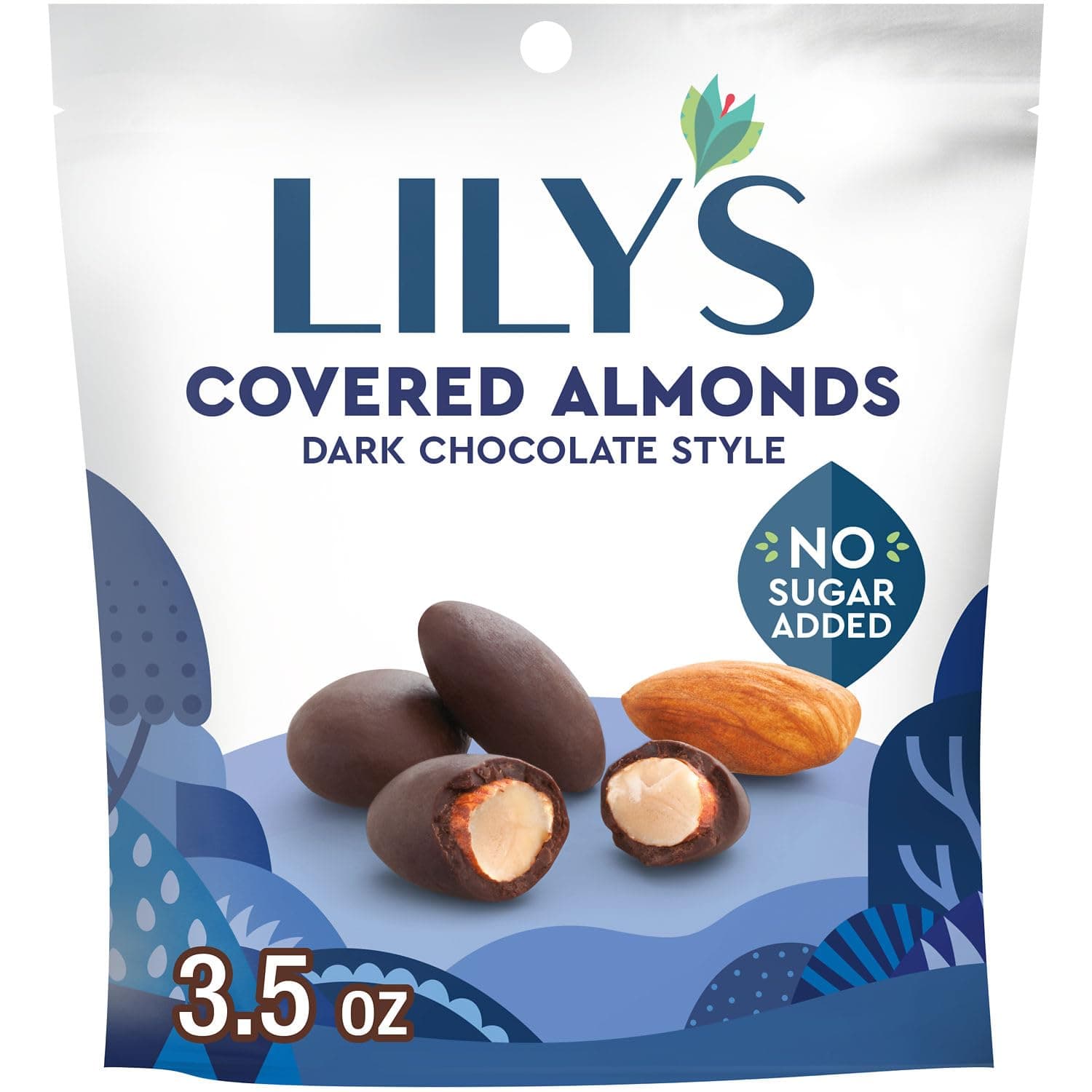 Sweets, Dark Chocolate Covered Almonds, 3.5 Ounce
