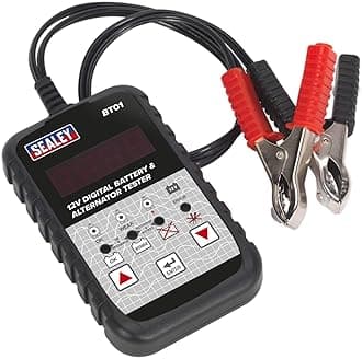Sealey BT01 Digital Battery and Alternator Tester, 12V