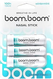 Nasal Stick | Vapor Flow Technology | Cool Refreshing Sensation | Natural Mood Boost | Simple Ingredients | Essential Oils + Menthol Inhaler (Wintermint)