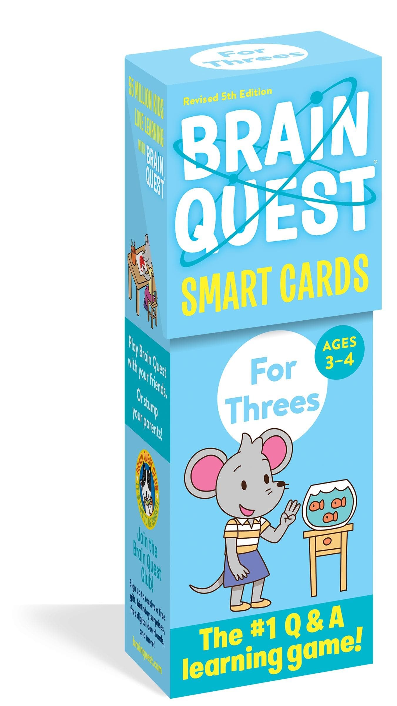 BRAIN QUEST FOR 3S SMART CARDS REV E05: Ages 3-4 (Brain Quest Decks)