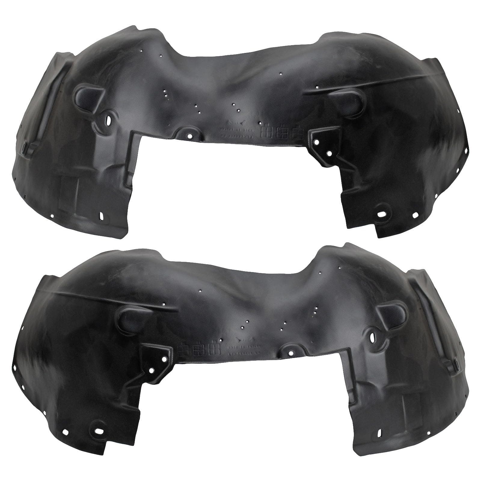 TRQ Front Driver and Passenger Side Inner Fender Liner Set Compatible with 2007-2013 Chevrolet Avalanche Suburban 2500 2007-2014 Suburban 1500 Tahoe without Off Road Package