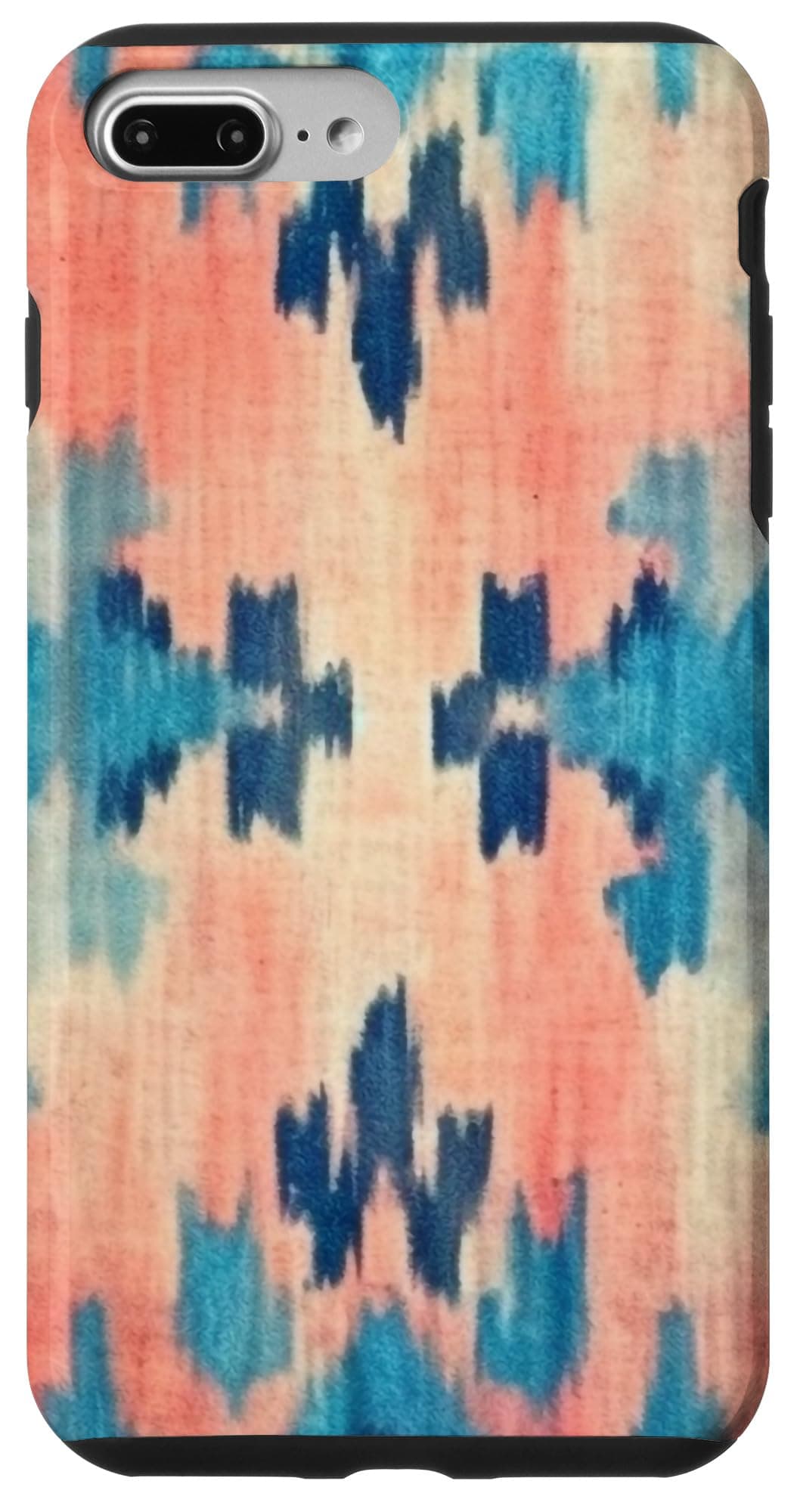 iPhone 7 Plus/8 Plus Native American Pattern Blue & Peach Native American Pattern Case