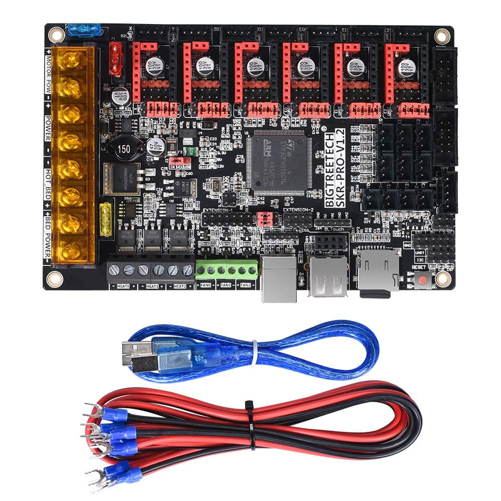 BIGTREETECH SKR Pro V1.2 32bit Control Board high-Frequency 3D Printer Motherboard, Support TMC5160, TMC2209, TMC2130, TFT35 E3, TFT70, TFT35 V3.0.1, Mini12864 LCD