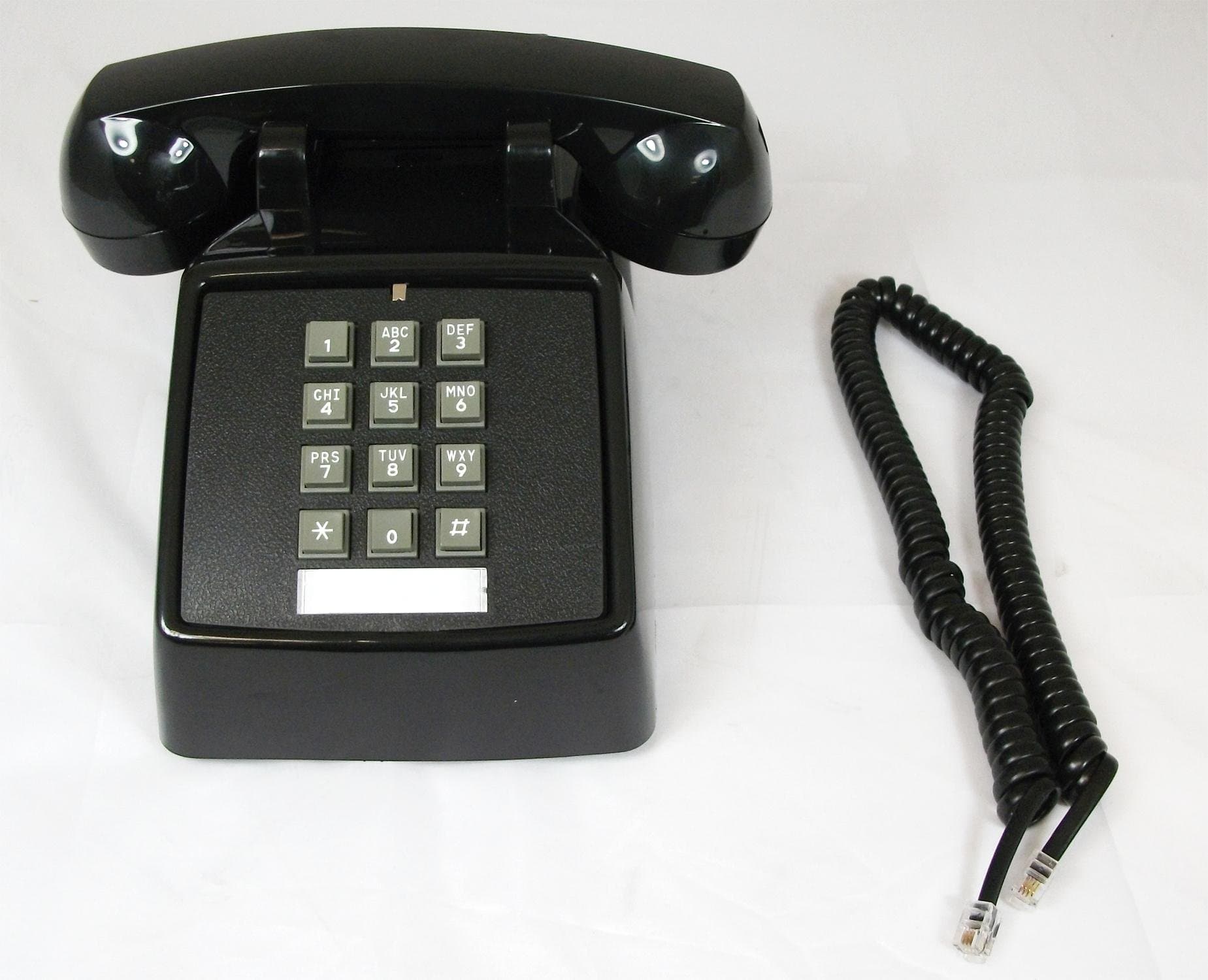 (ITT-2500-MD-BK) Single Line Desk Telephone