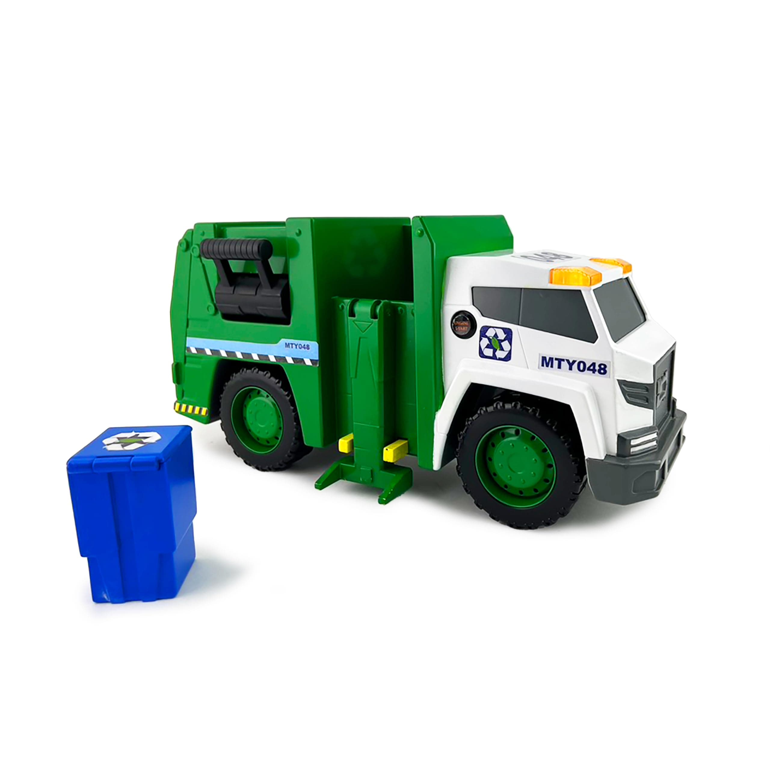 Power Movers 15" Interactive Garbage Truck Toy – Motion Drive Technology, Lights & Sounds, Motorized Trash Collection, Realistic Design, Batteries Included – Ages 3+