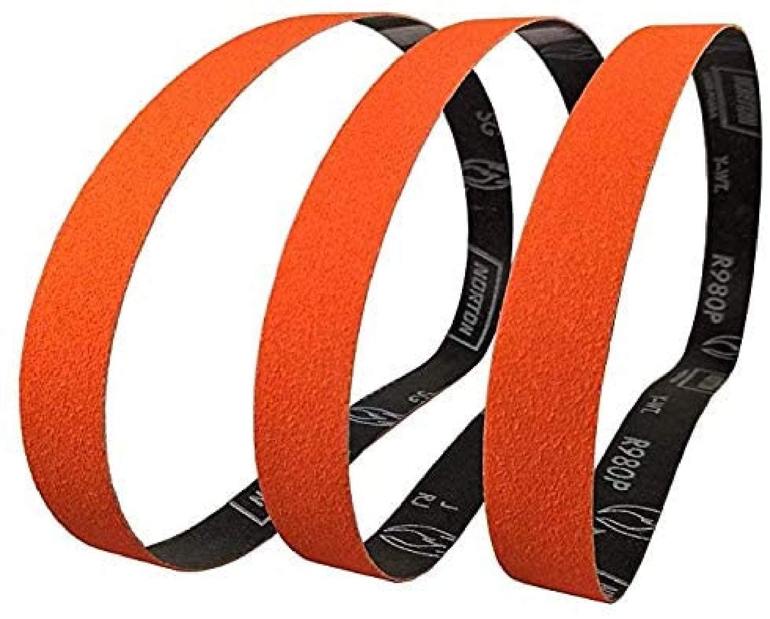 Norton SG Blaze Plus 1x30 40 Grit Ceramic Sanding Sharpening Belts 3 Pk Long Lasting