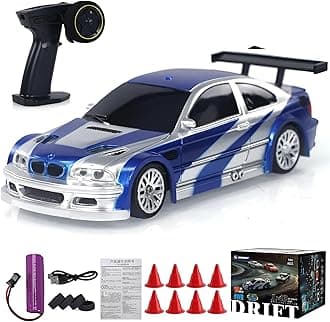 Remote Control Car, 2.4GHz High Speed 15KM/H RC Cars Toys,1/43 Scale Mini RC Drift Car, RTR Mini Racing Vehicle for Adults - Indoor/Outdoor Use (4301 1Battery Box)