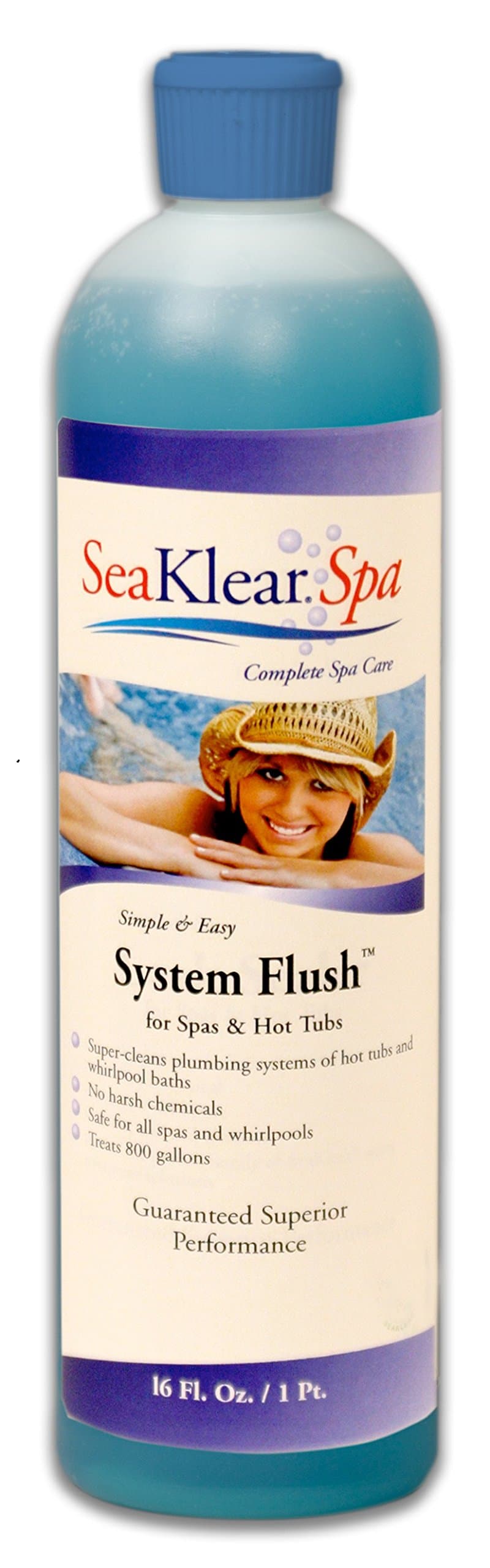 SeaKlearSpa System Flush, 1 Pint Bottle
