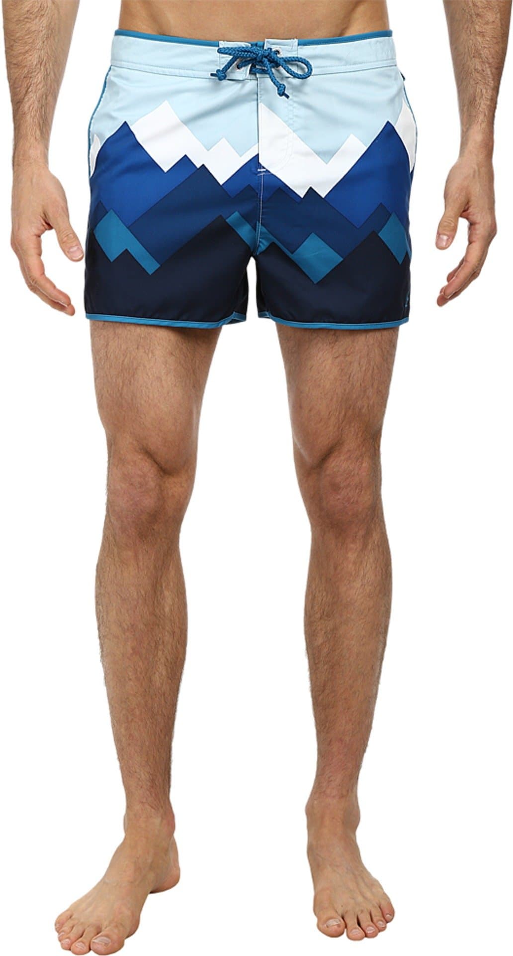 Original Penguin Men's Mountain Print Fixed Box Trunk