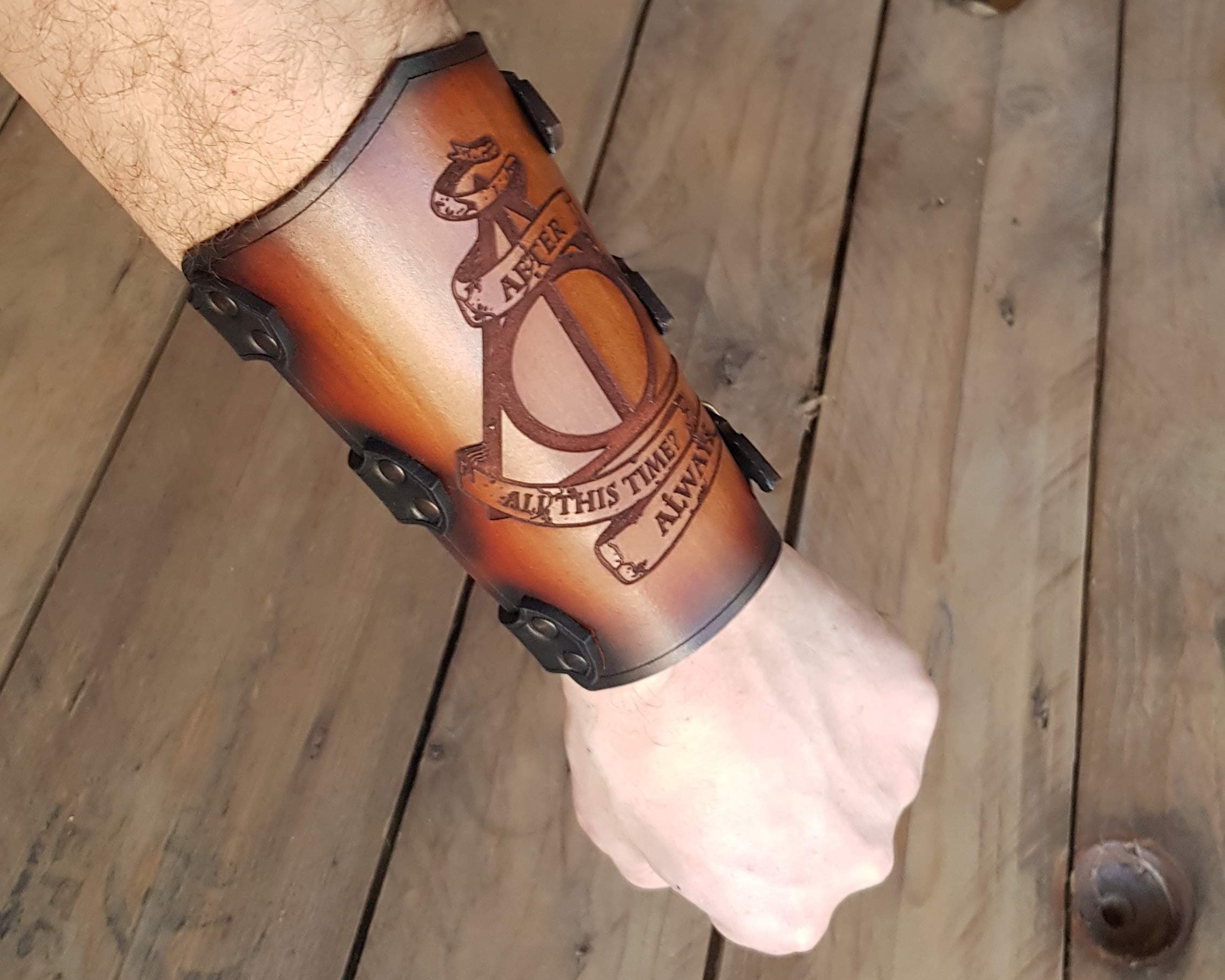 Leather Brown Bracer After All This Time, Always.