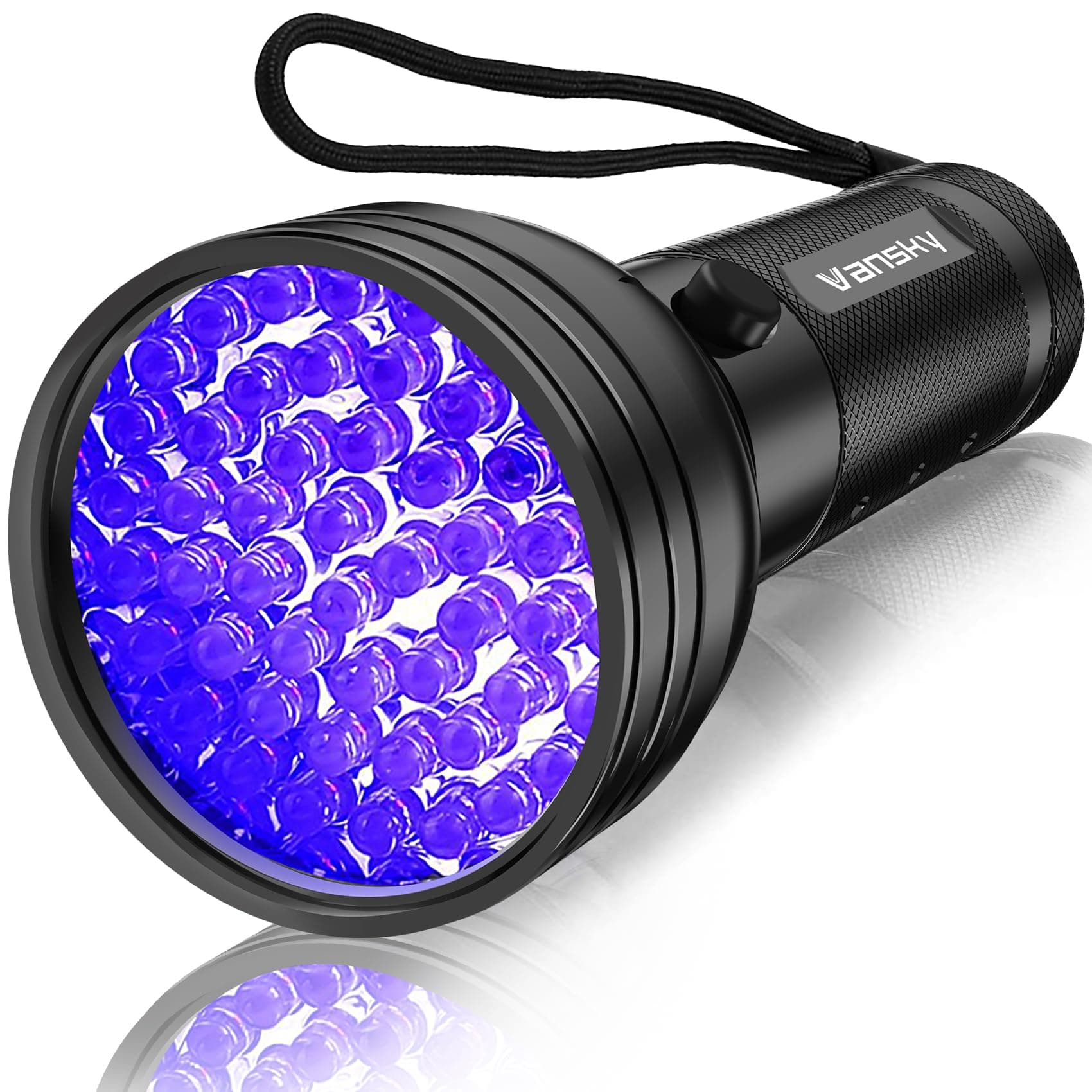 UV Flashlight Black light UV Lights, Vansky 51 LED Ultraviolet Blacklight Pet Urine Detector For Dog/Cat Urine,Dry Stains,Bed Bug, Matching with Pet Odor Eliminator