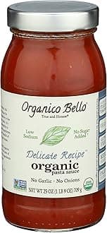 Organic Delicate Recipe Pasta Sauce, 25 OZ
