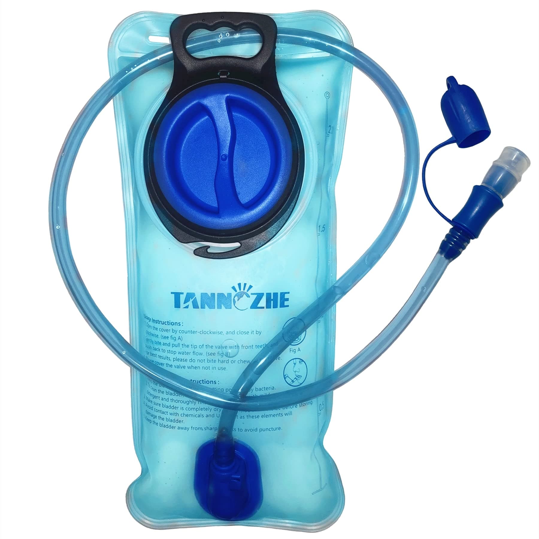 Hydration Water Bladder-Leak Proof-BPA Free Hydration Pack Replacement-Sports Travel Reservoir Bag Pack Outdoor for Cycling, Hiking, Running, Climbing, Biking