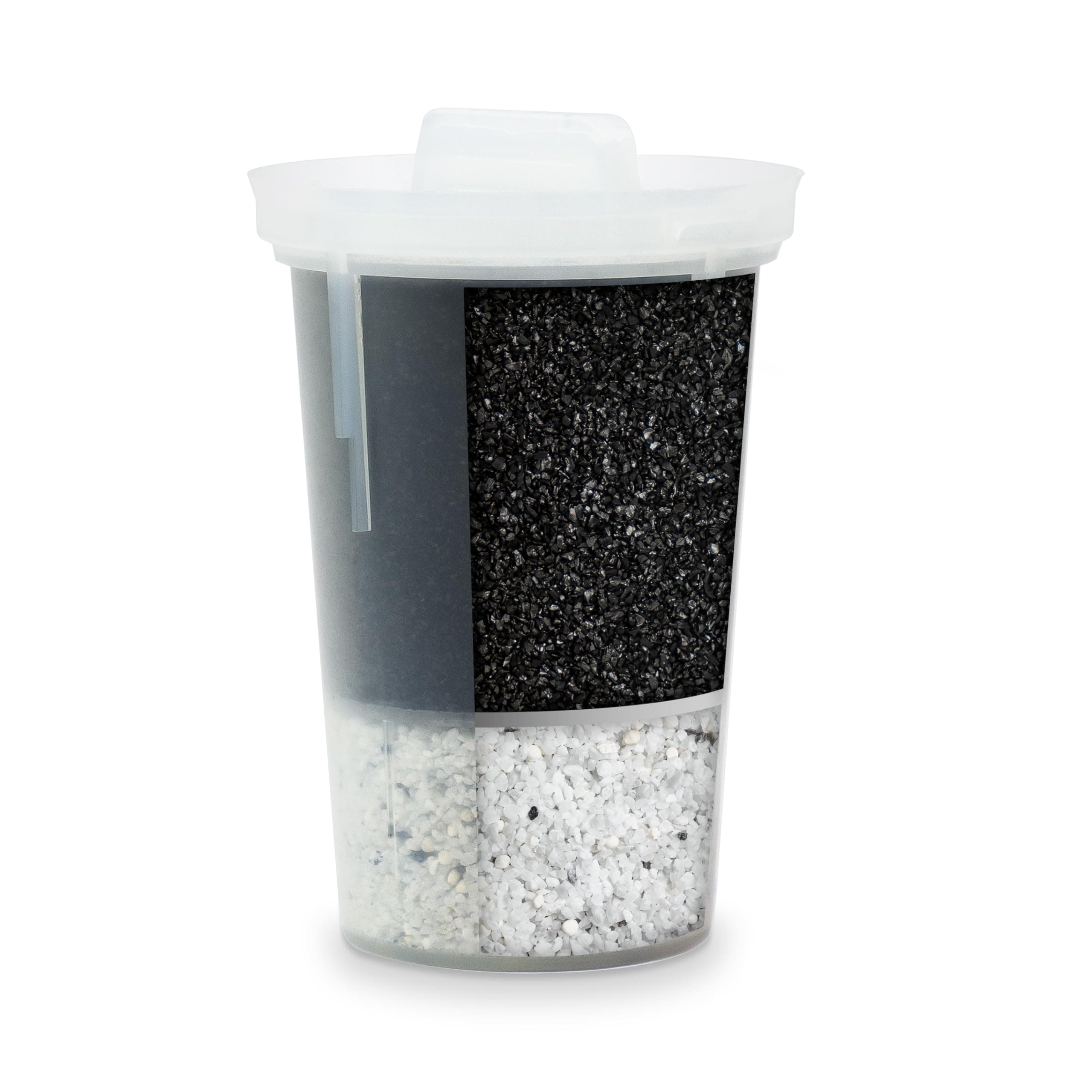 – Single Replacement MINA Alkaline Water Filter by SANTEVIA| Single at Home Water Pitcher Filter Adds Minerals and Makes Alkaline Water | Chlorine and Lead Water Filter | Made in North America