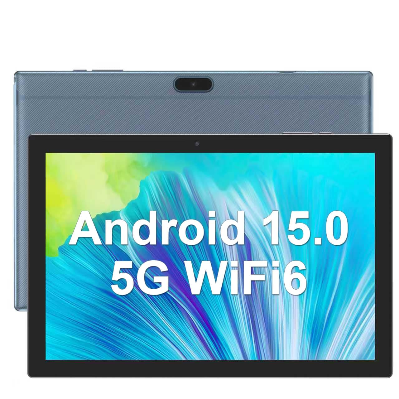 Tablet Android 14 Tablet 10 Inch Tablet 64GB Storage Tablets 8GB RAM 1024GB Expand 2MP+8MP Dual Camera 10 IN Tab Quad-Core Processor WiFi Bluetooth 6000MAH Battery 10.1'' IPS HD Touch Screen Tableta