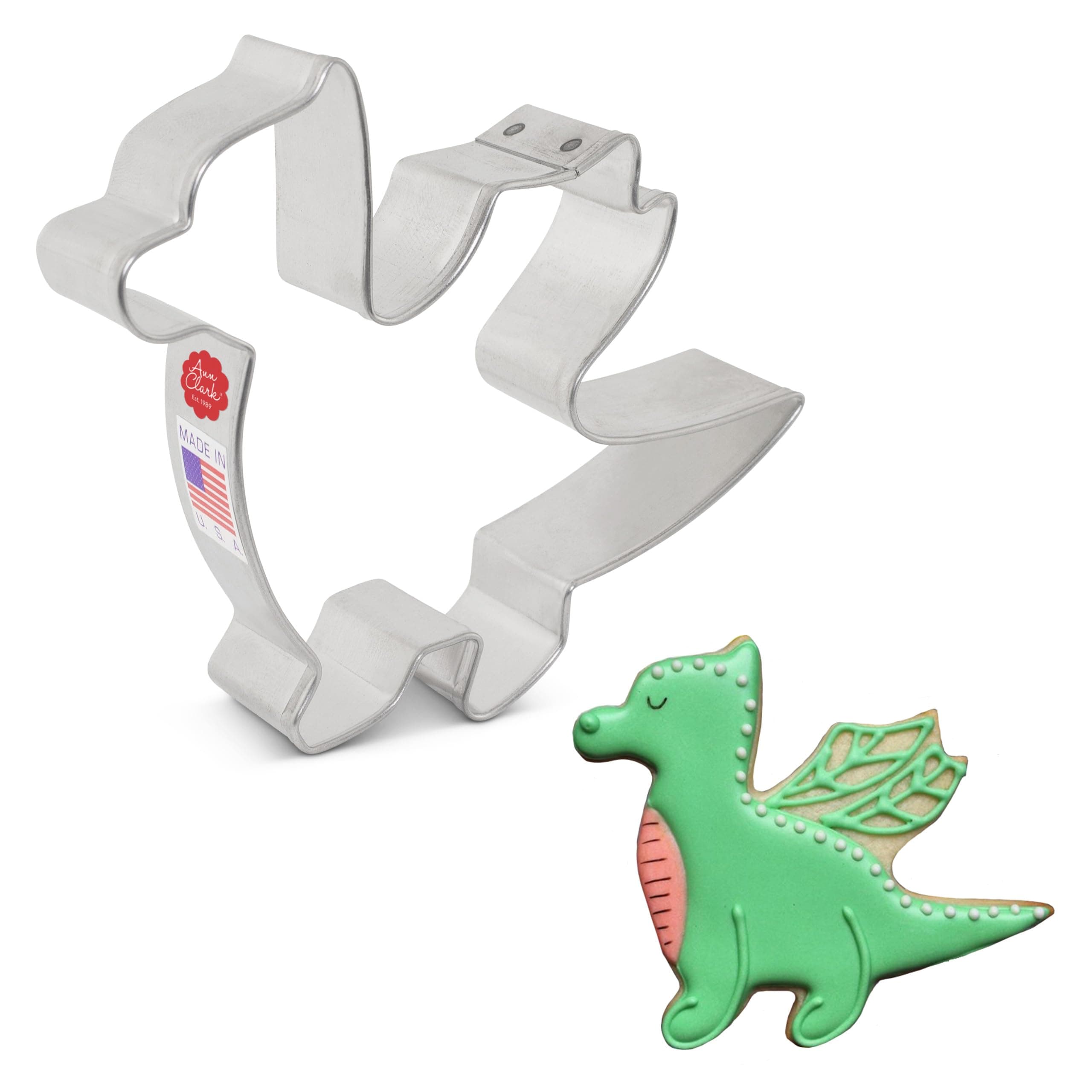 Ann Clark Cookie Cutters Dragon Cookie Cutter, 4"
