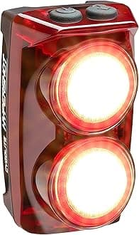 Cygolite Hypershot 350 Lumen Bike Tail Light– 7 Night & Daytime Modes–User Adjustable Flash Speeds- Compact & Durable–IP64 Water Resistant–Saddle Rail Mount Version–USB Rechargeable
