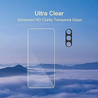 Ailun Glass Screen Protector for Galaxy S23 Plus 3Pack + 3Pack Camera Lens Tempered Glass Fingerprint Unlock Compatible 0.25mm Ultra Clear Anti-Scratch Case Friendly
