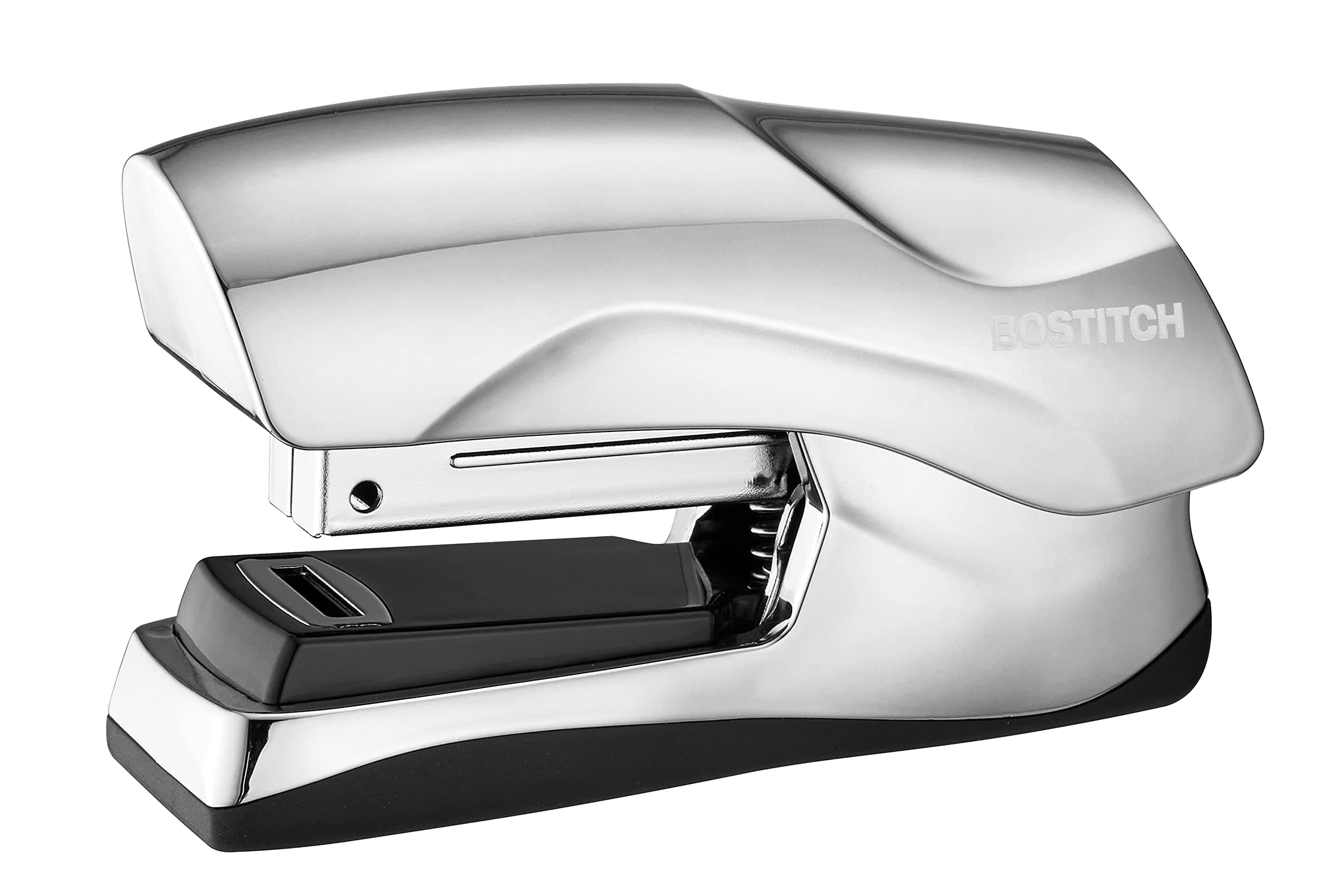 Bostitch Office Heavy Duty Stapler, 40 Count No Jam Half Strip, Fits in the Palm of Your Hand, Classroom, Office, Desk, Chrome