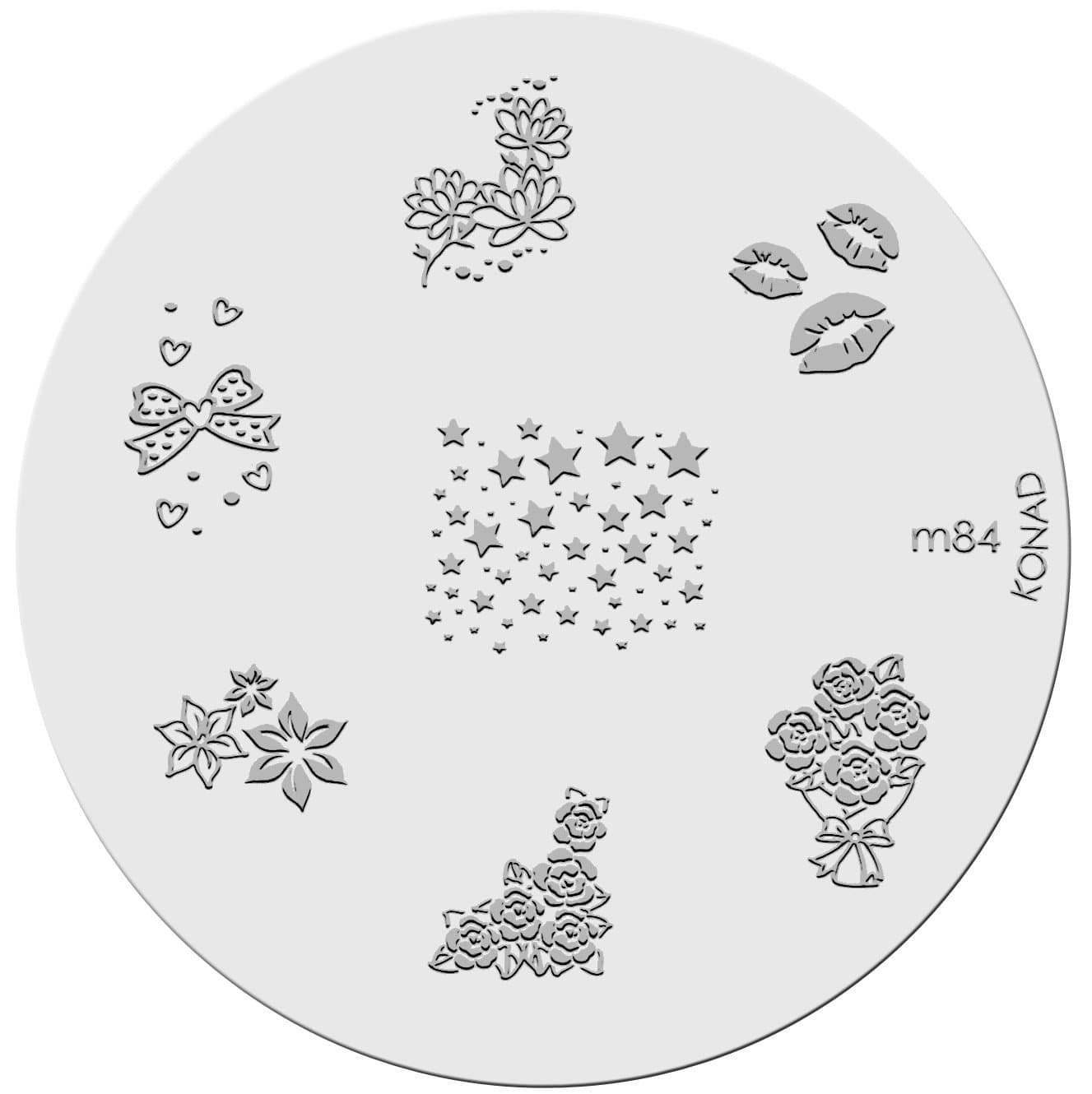 Konad Stamping Nail Art – M84