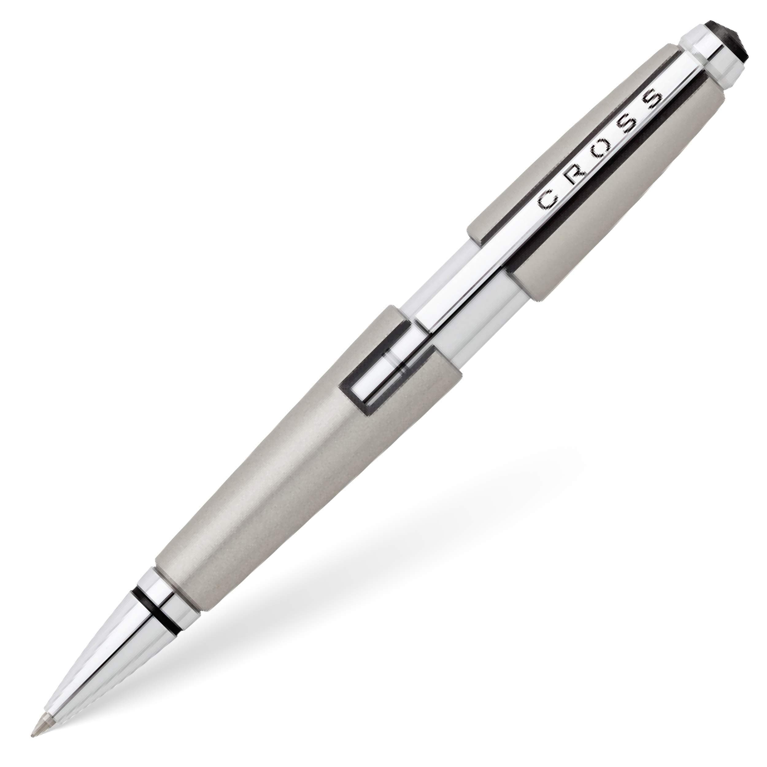 Cross Edge Roller Ball Pen, Titanium Blast