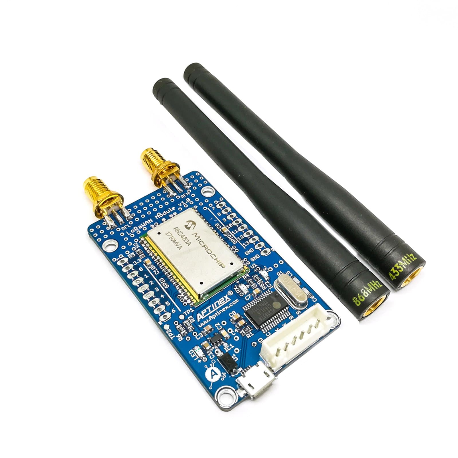 LoRaNode RN2483A - Microchip RN2483A, LoRa, LoRaWAN, IOT, 433/868Mhz
