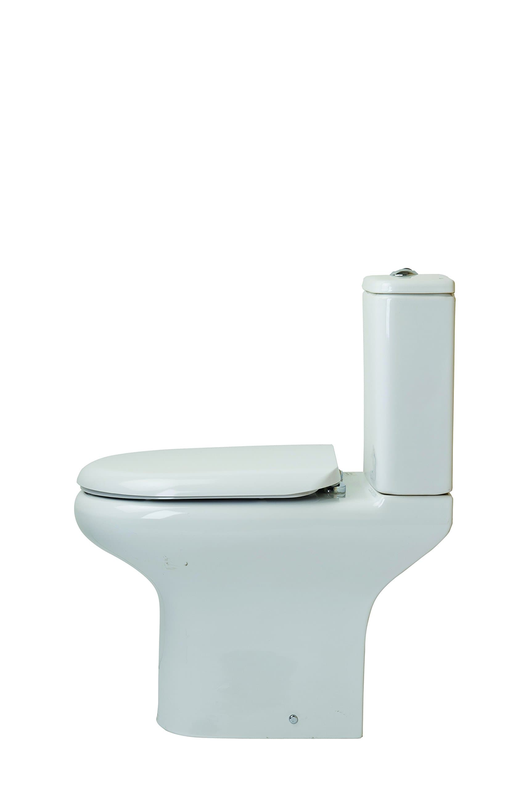 Rak Ceramics COMPAKSC Compact Coupled Dual Flush WC PAK with Soft Close Seat