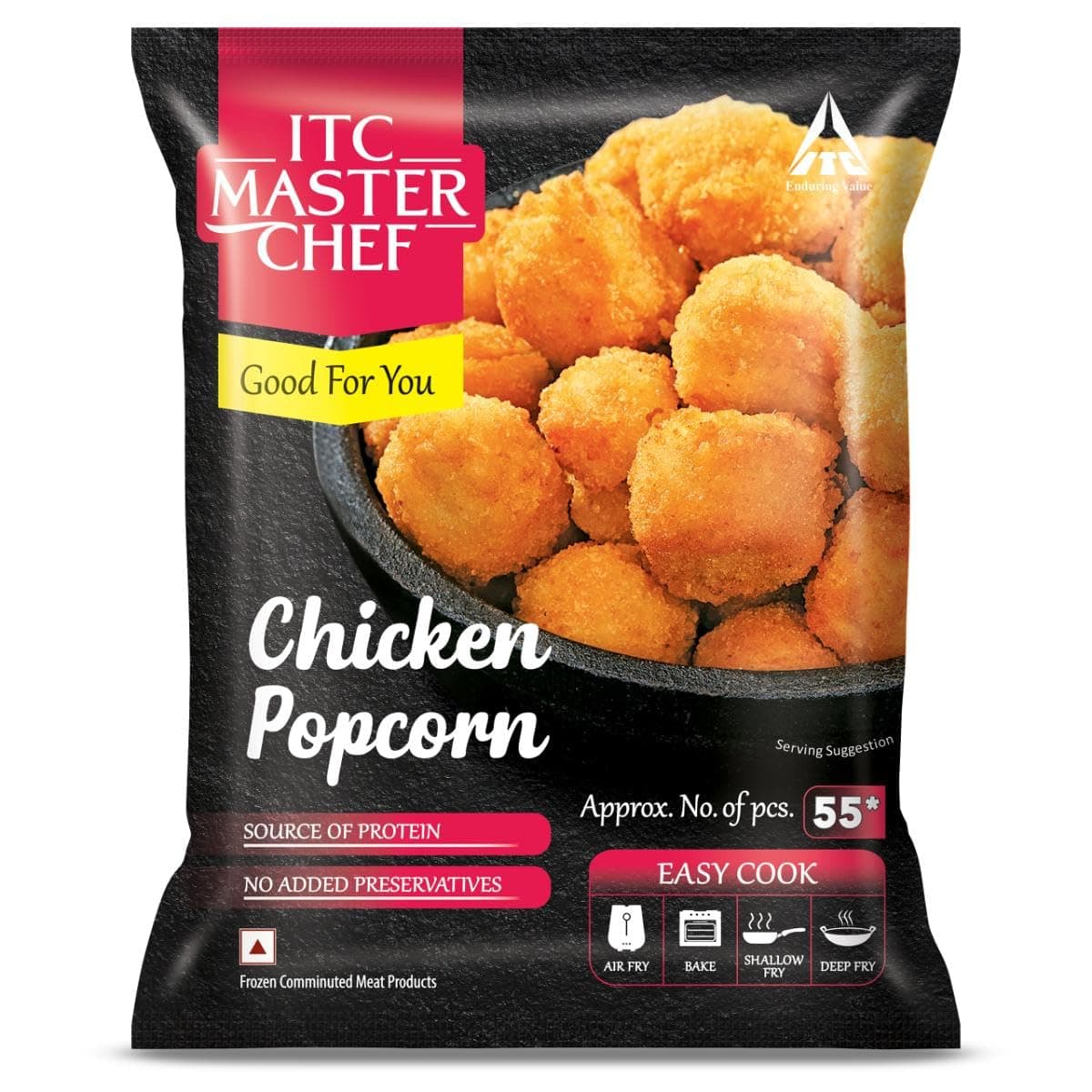 ITC Master Chef Chicken Popcorn, Source of Protein, No Added Preservatives, 5...