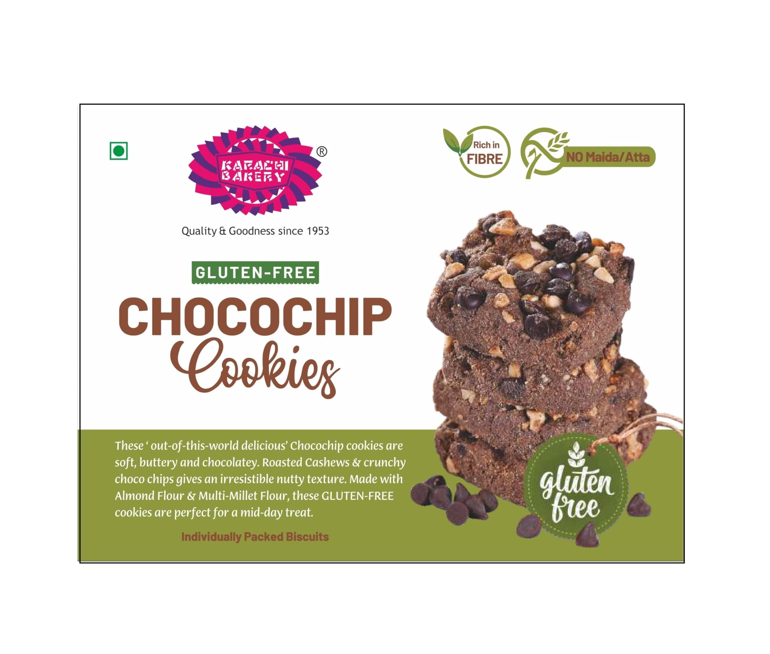 Karachi Gluten Free Biscuits (Chocochip)