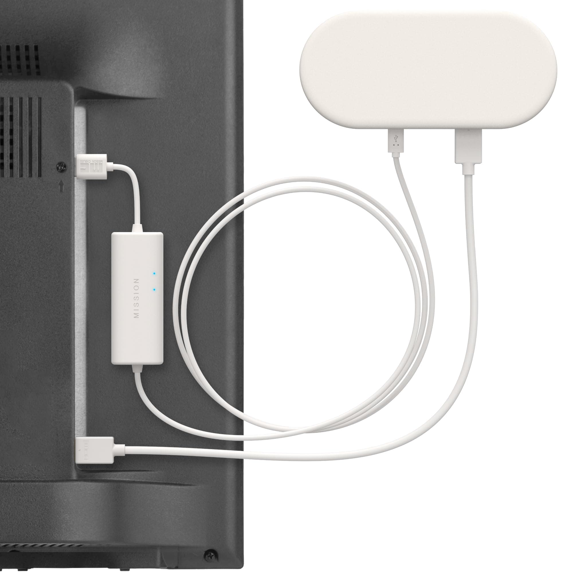 Mission USB Power Cable for Chromecast with Google TV