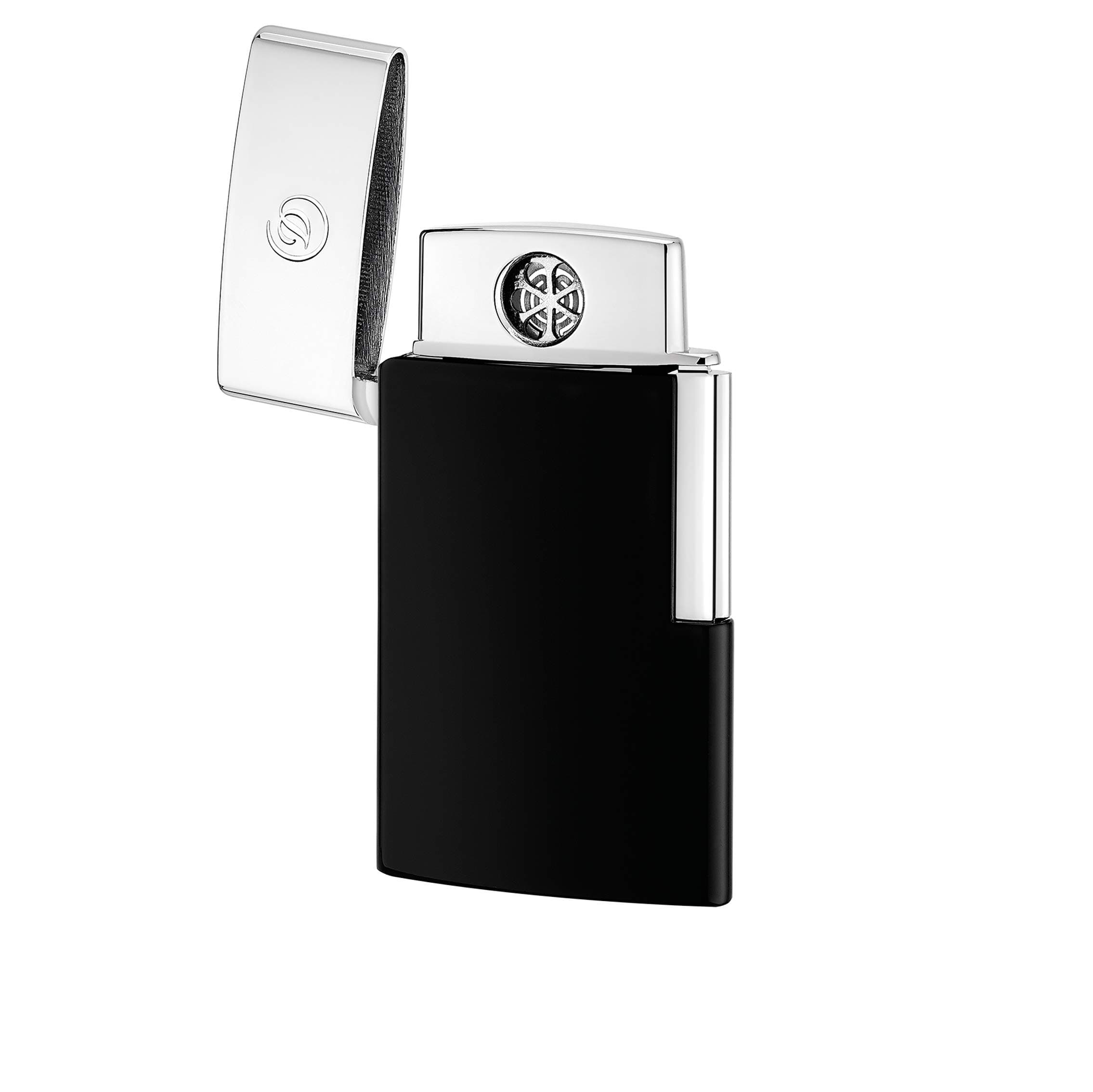S.T. Dupont E-slim Lighter Black/Chrome