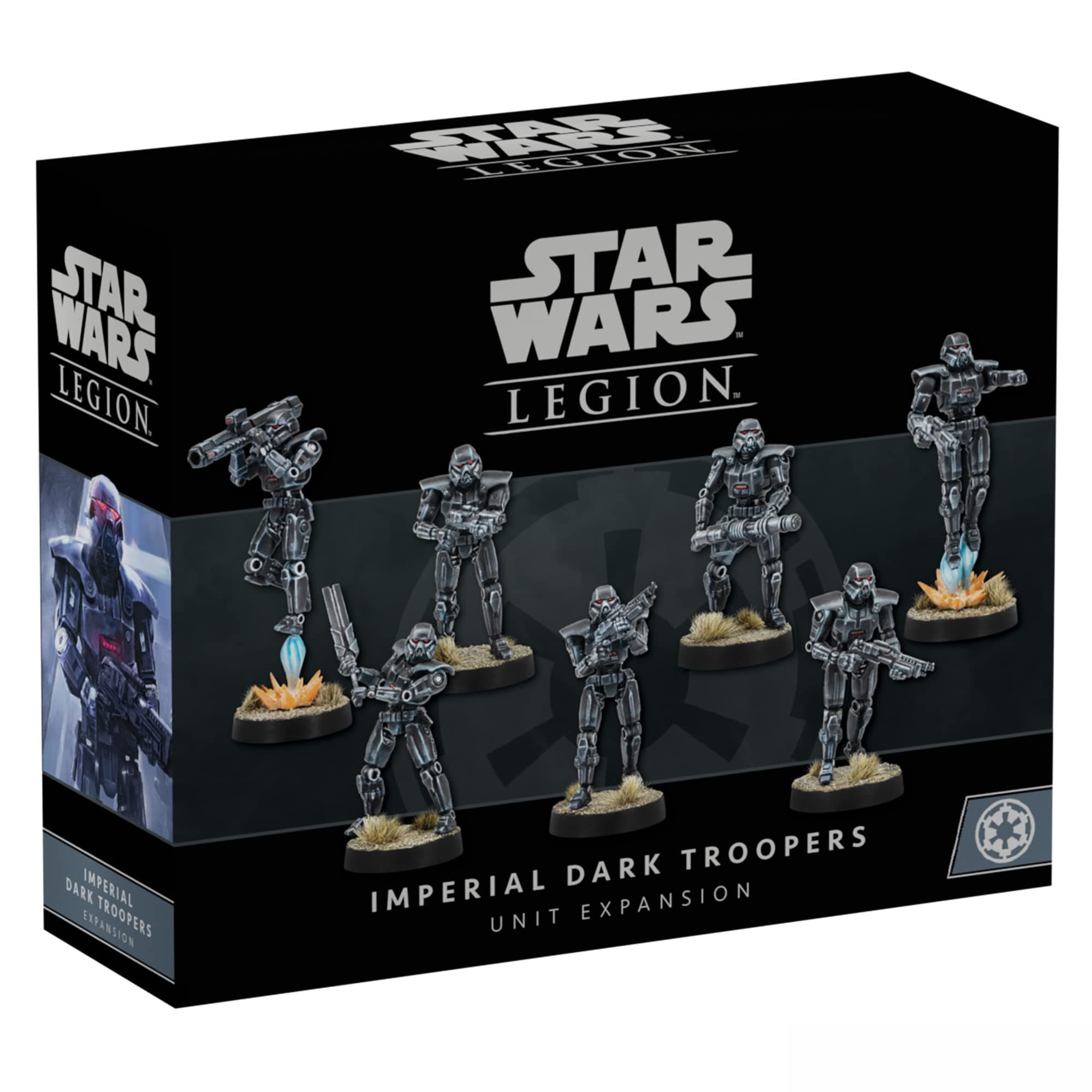 Asmodee Star Wars: Legion Imperial Dark Troopers Unit Expansion - Tabletop Miniatures Game, Strategy Game for Kids and Adults, Ages 14+, 2 Players, 3 Hour Playtime