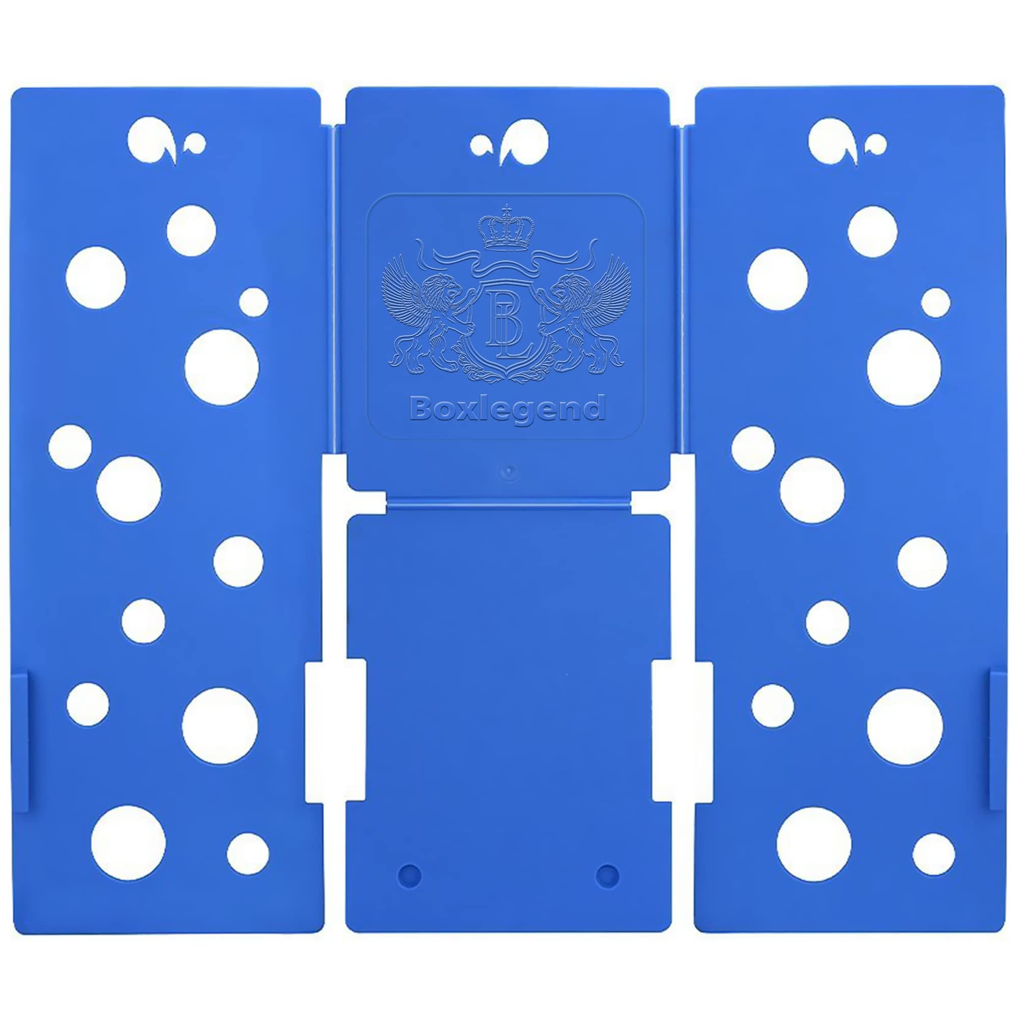 V5 Shirt Folding Board t Shirt Folder Assemblable Clothes Folding Board Easy and Fast to fold Clothes Professional Laundry Folder Tool, Blue