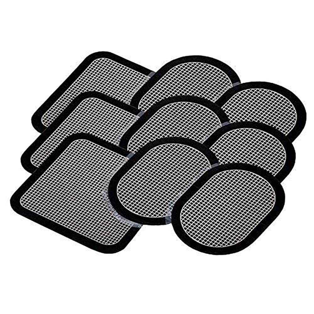 Electrodes Pad, 9 PCS Gel Pads Replacement Unit Set Pack for All Abdominal Belts