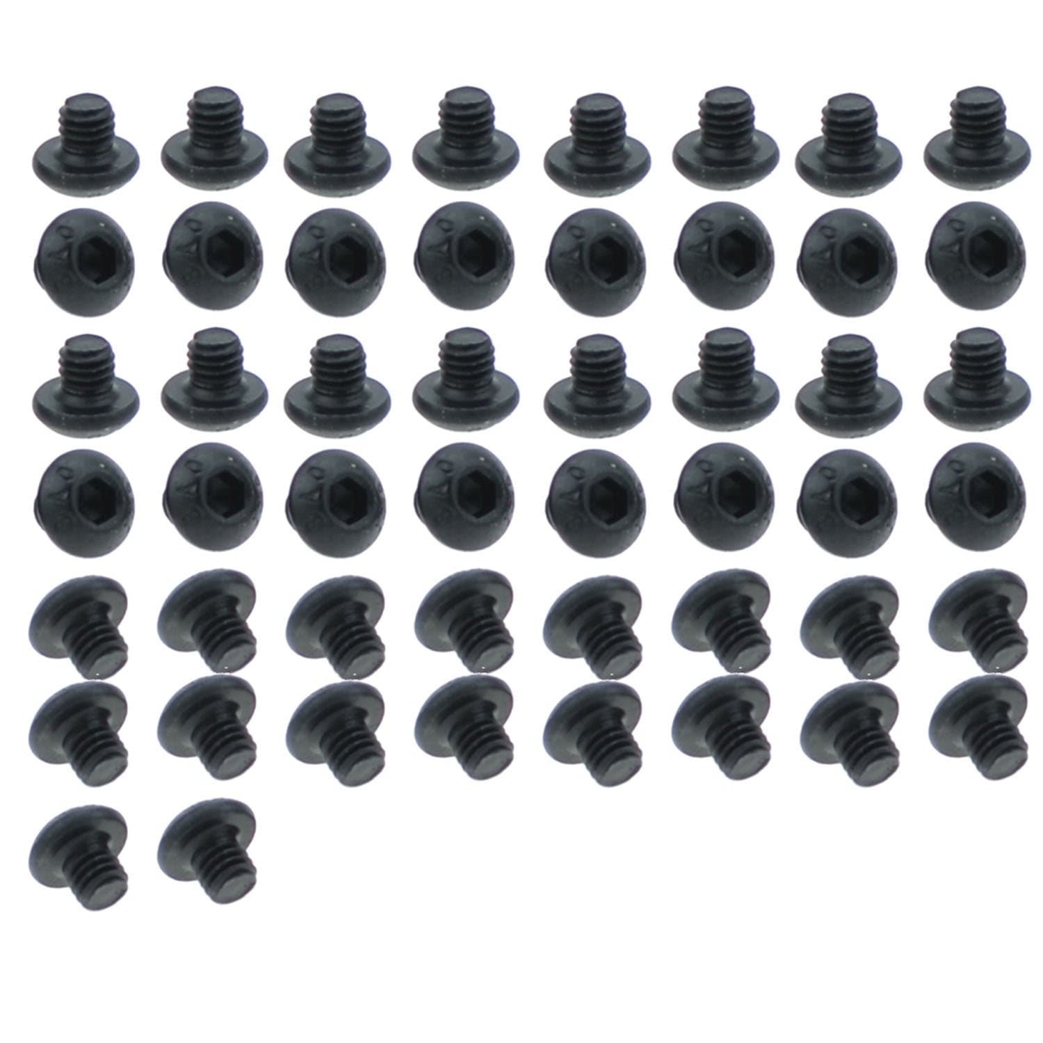 XunLiu Grade 10.9 Alloy Steel Button Head Hex Socket Screws (M3X3)