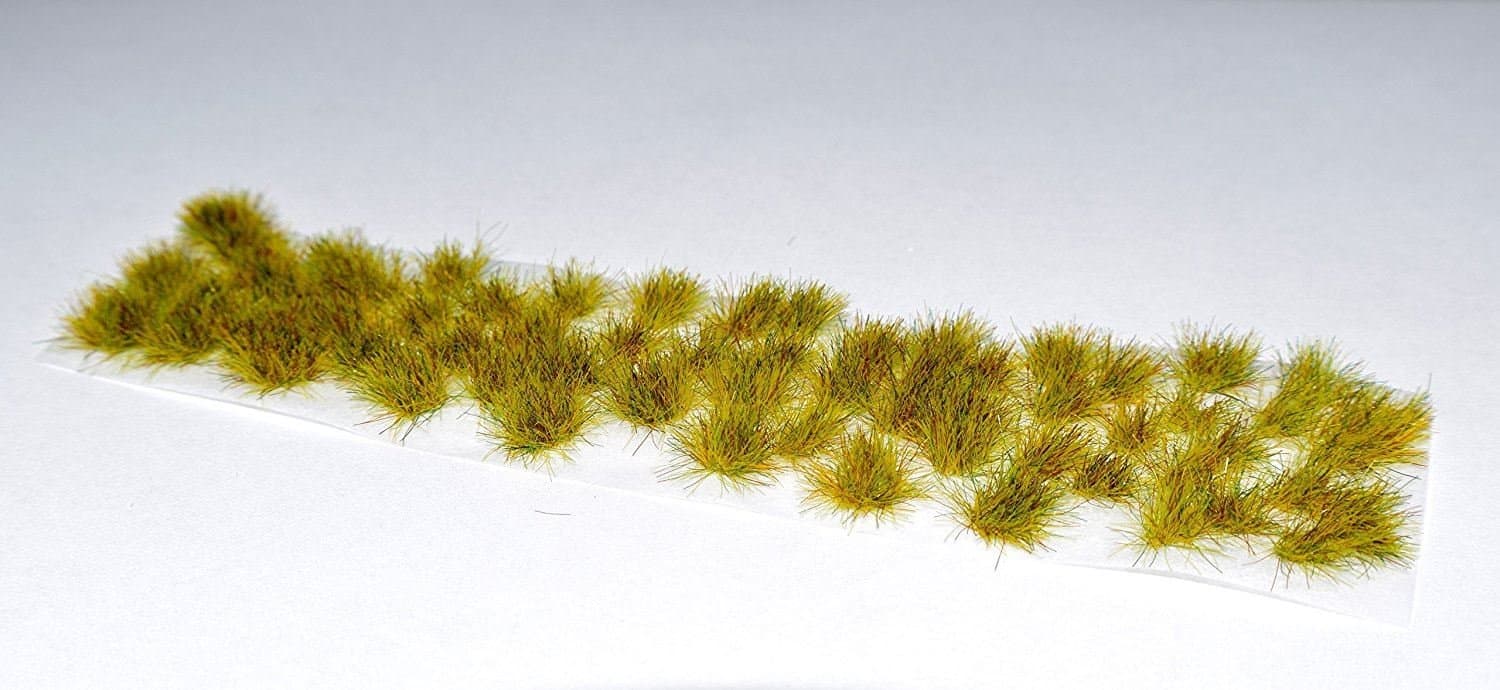 War World Gaming 6mm Static Grass Tufts x 68 | Spring |for Wargame Scenery and Battleboards
