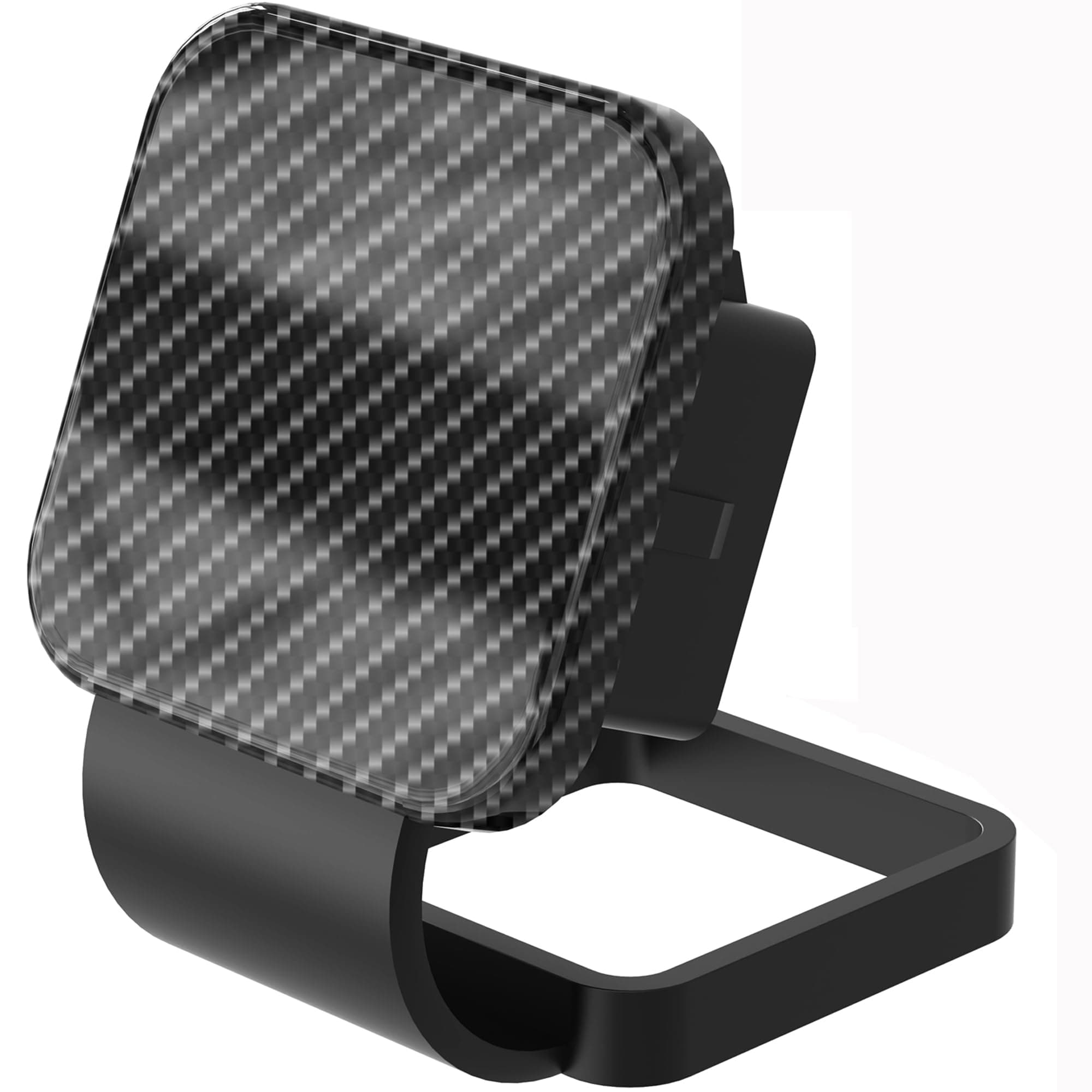 eVerHitch 2 Inch Universal Trailer Hitch Dust-Proof Plug, Flag Tow Hitch Cover, Tube Plug Insert (2" Receiver, Black Carbon Fiber Finish Look)