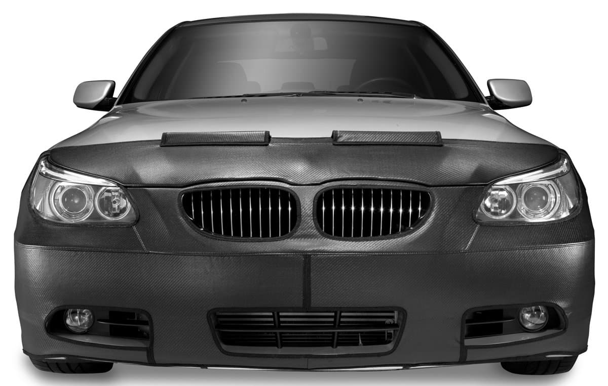Colgan Custom Fit Front End Mask for Select Cadillac CTS-V Models - Carbon Fiber (Black)