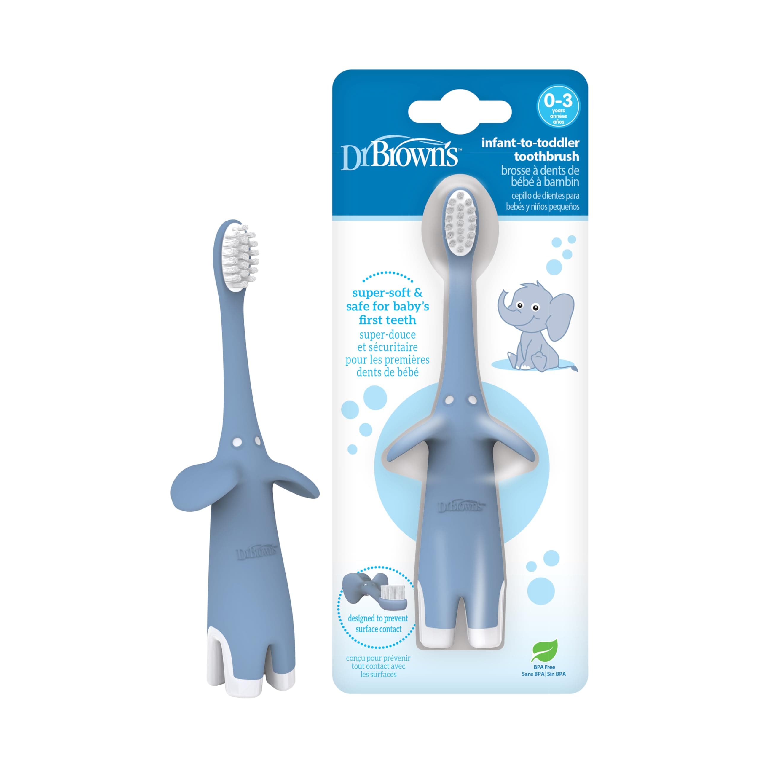 Dr Brown's Options Toothbrush, Blue, DRB-HG014