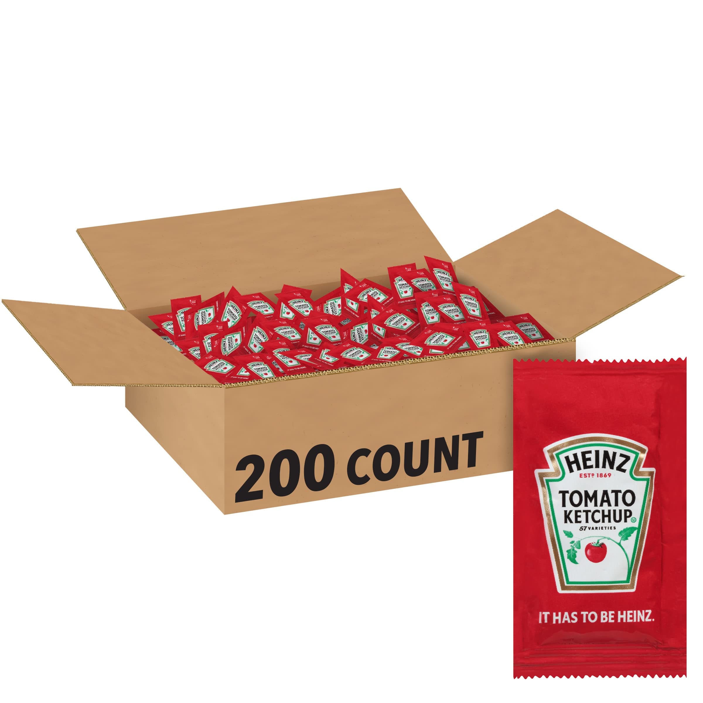 Ketchup Single Serve Packet (0.3 oz Packets, Pack of 200)