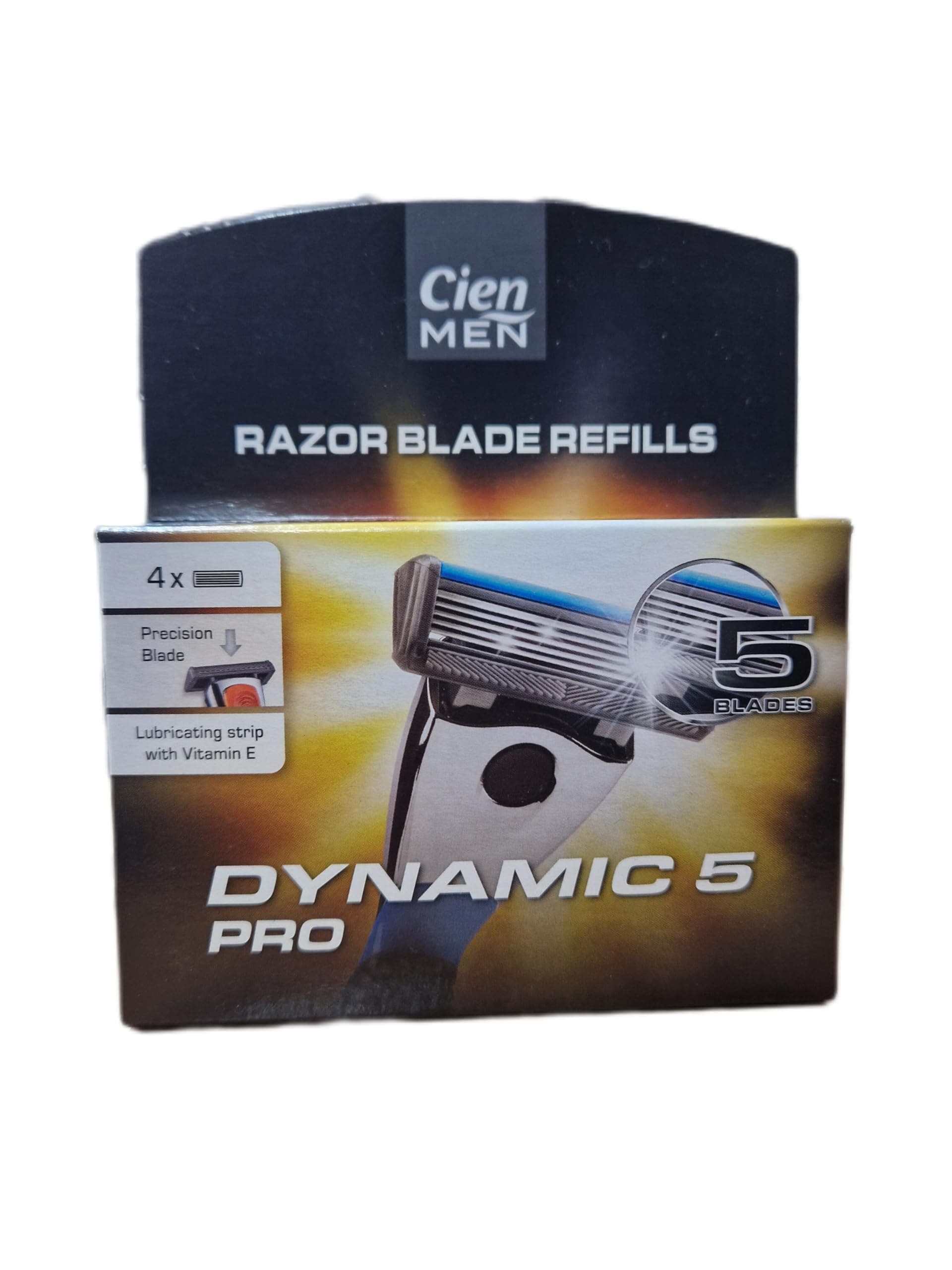 Lidl Cien Men - Dynamic 5 Pro Razor Refills | Pack of 4