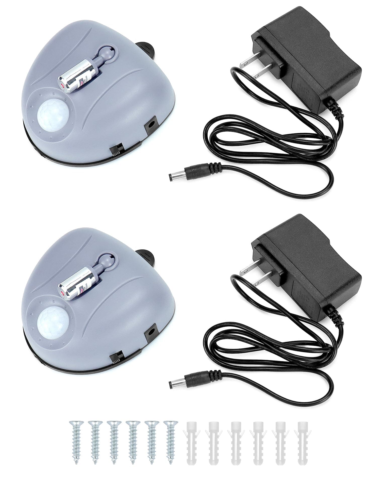 QWORK Advanced Laser Parking Assistant with Motion Activation, Accident Prevention, Durable ABS, Adjustable Design, Wireless Capability, 2 Pcs