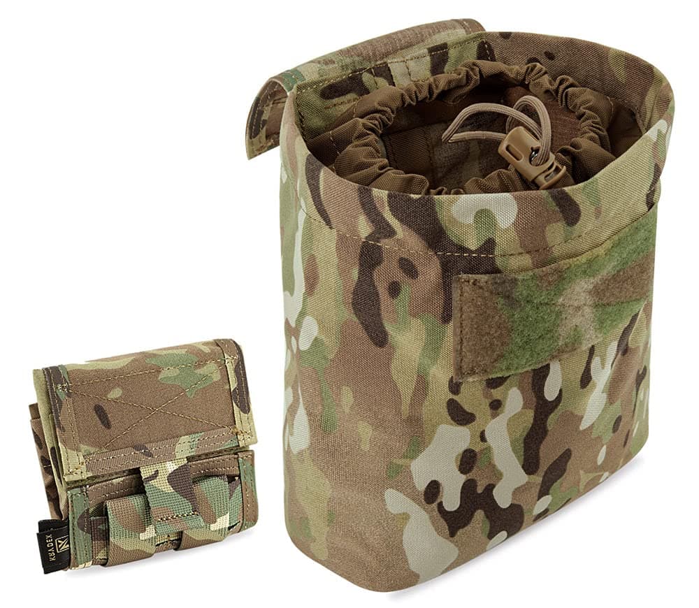 Molle Dump Pouch Roll-Up Drawstring Magazine Utility Pouch Folding Dump Bag