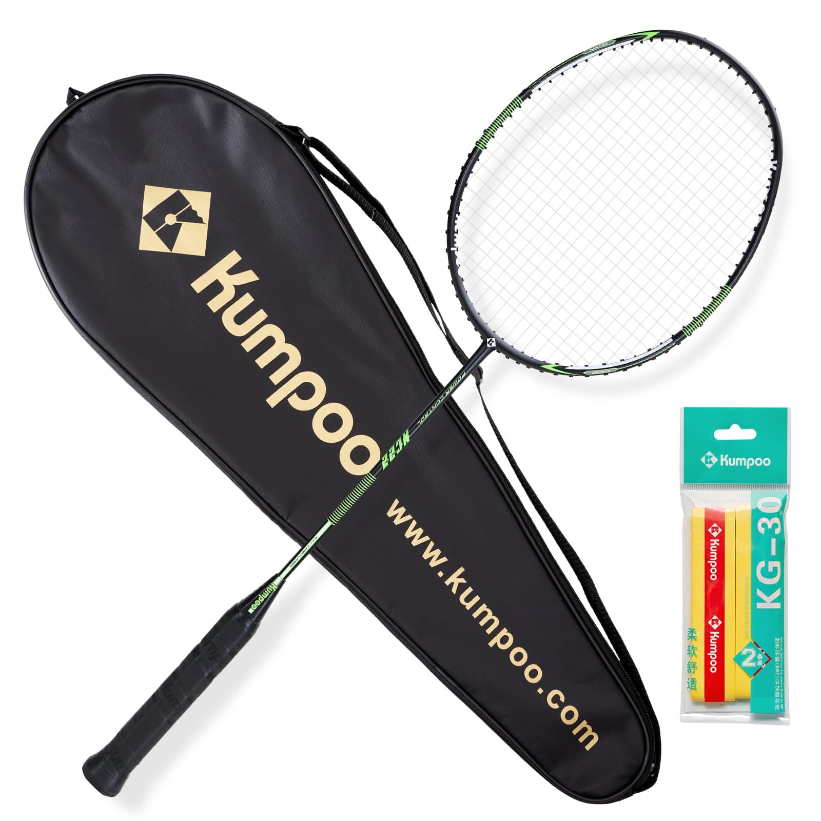 Badminton Racket KC-22 Black Green