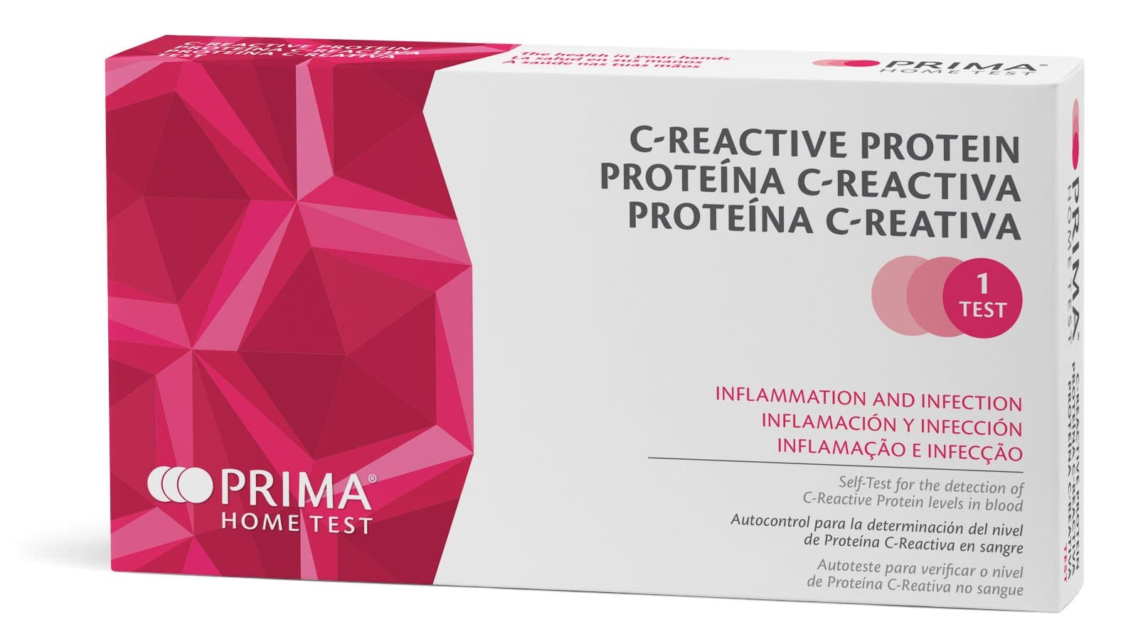 Prima Home C-Reactive Protein (CRP) Infection Indicator Test