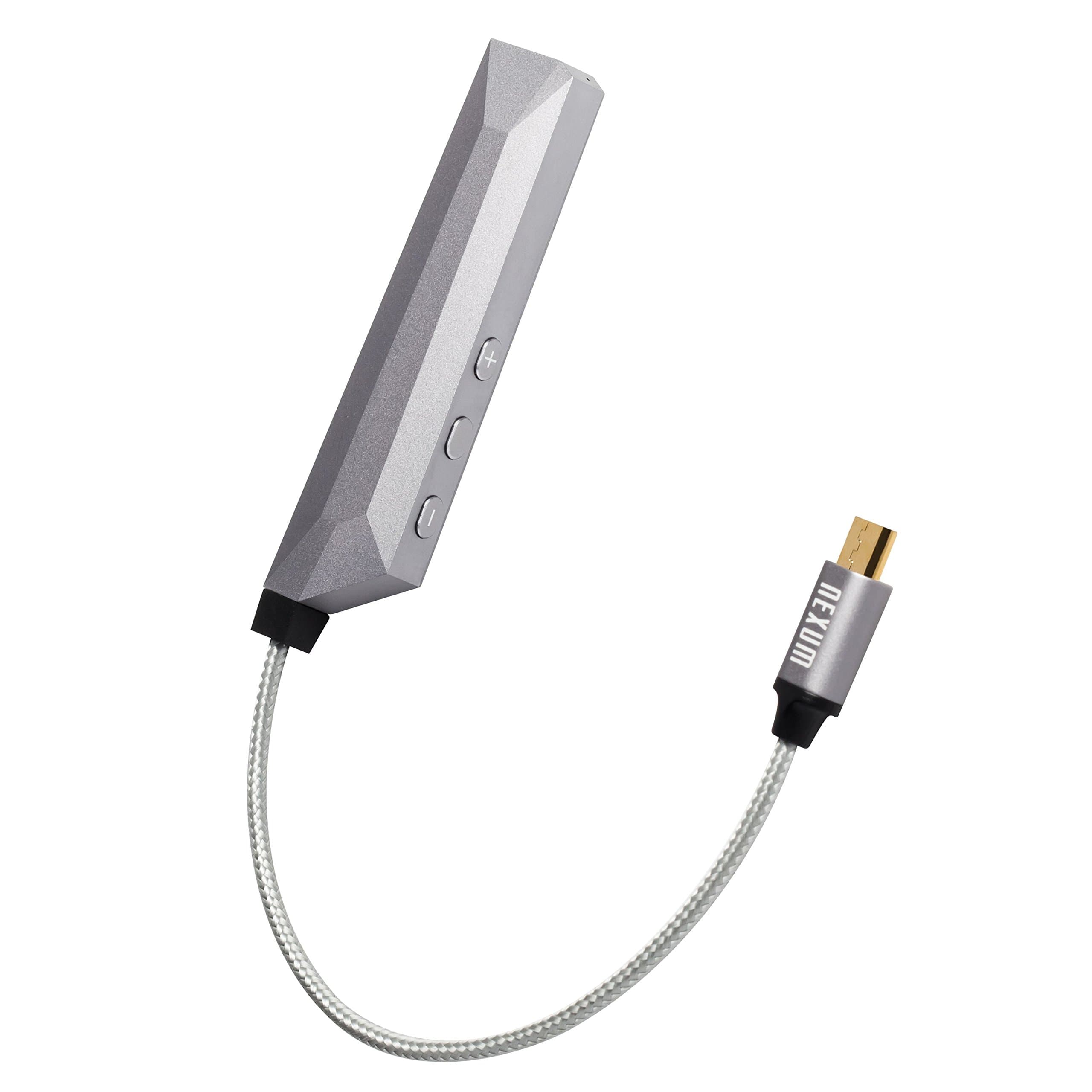 Nexum Aqua 24bit/192kHz Headphone Amp/DAC Android (MicroUSB) Version -Space Grey - Ideal for Android Phones (Samsung Galaxy S3,S4, S5, S6, S7, HTC, LG, Sony Z5, etc)