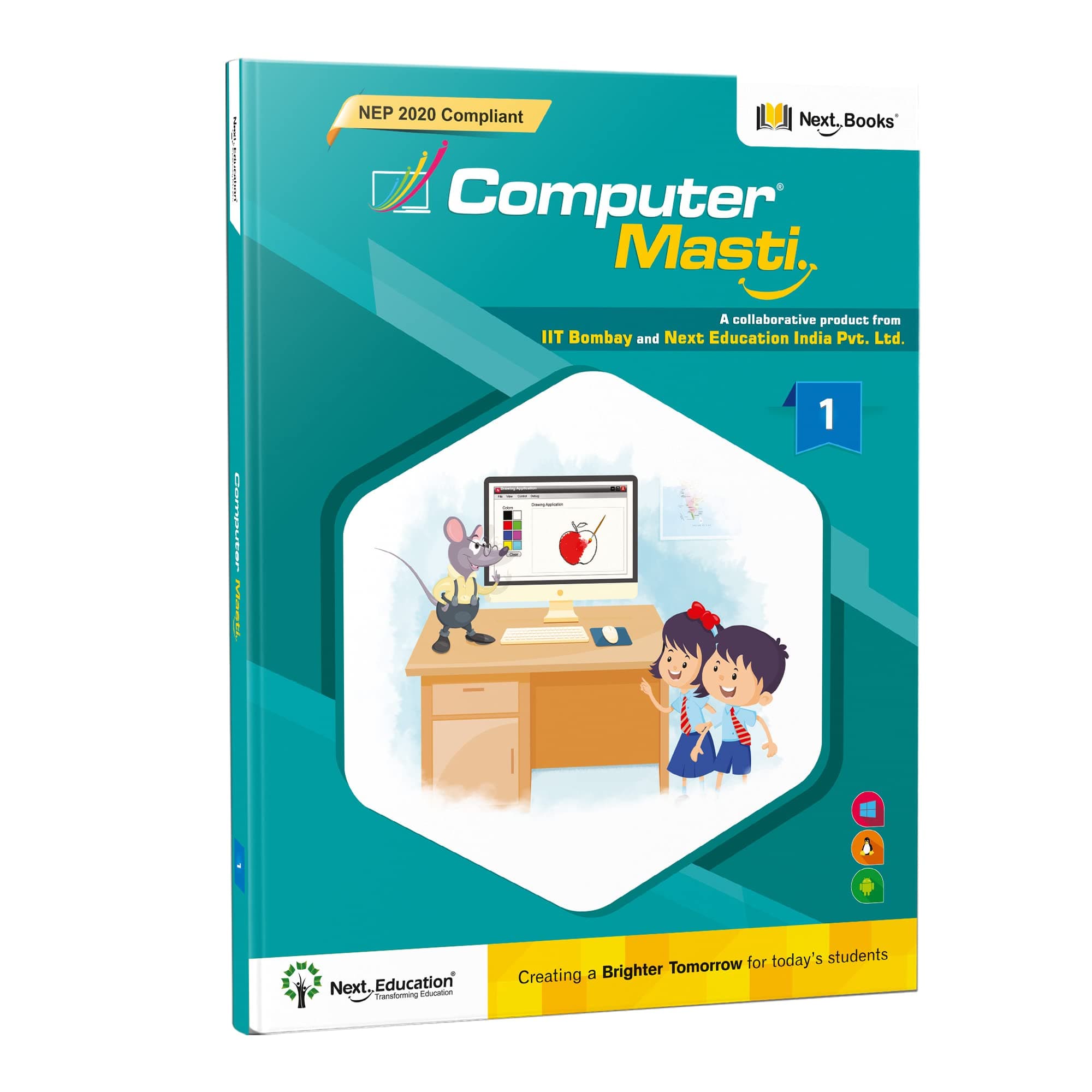 Computer Masti Class 1 Book - NEP Edition | CBSE Computer Book for Grade 1 by Next Education