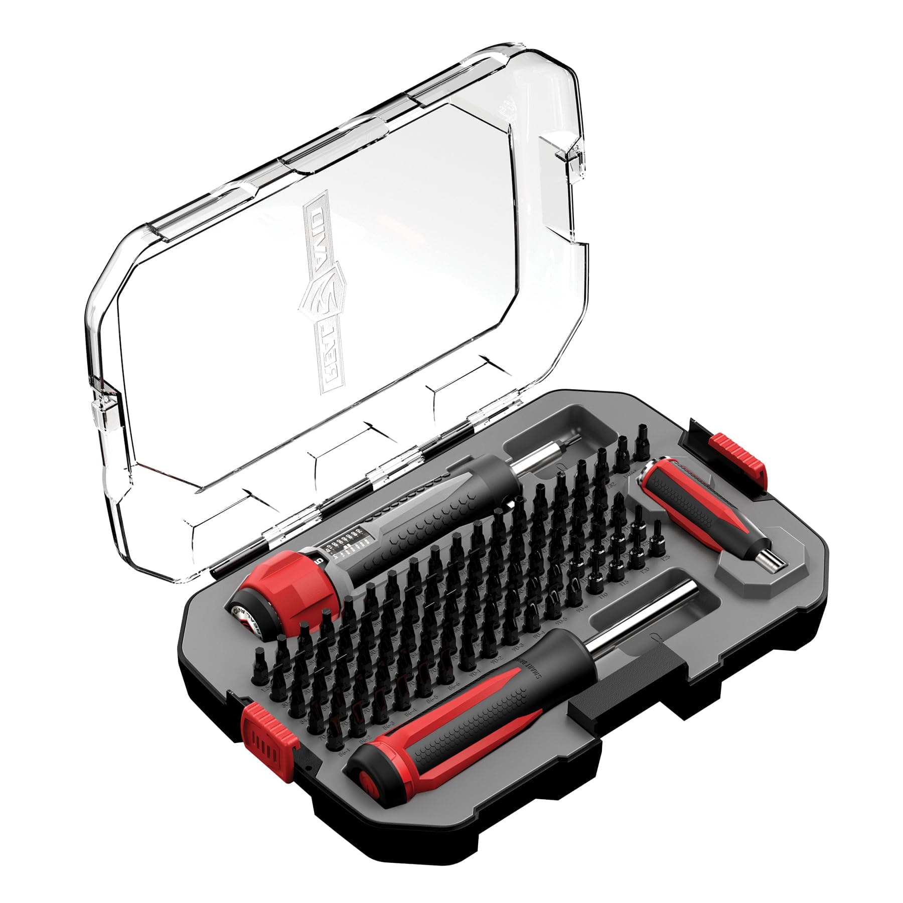 Armorers Tool Kit – Precision Torque Wrench Set with 83 Bits, Magnetic Bit Driver, LED Screwdriver - Includes Hex Phillips Torx Drivers with Accurate Inch Pound Settings for Gun Maintenance