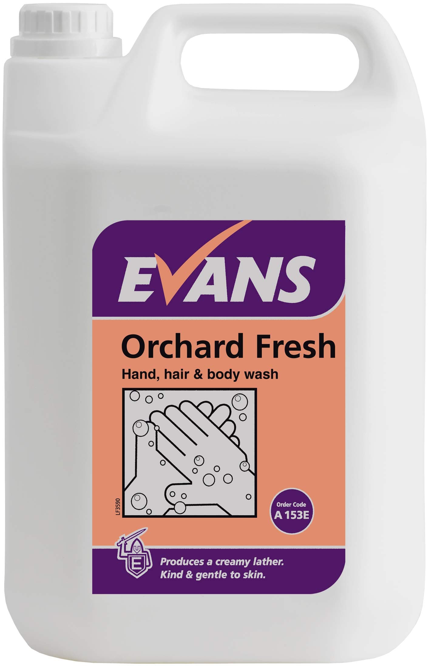EVANS ORHARD FRESH HAND SOAP 5 LTR PK1