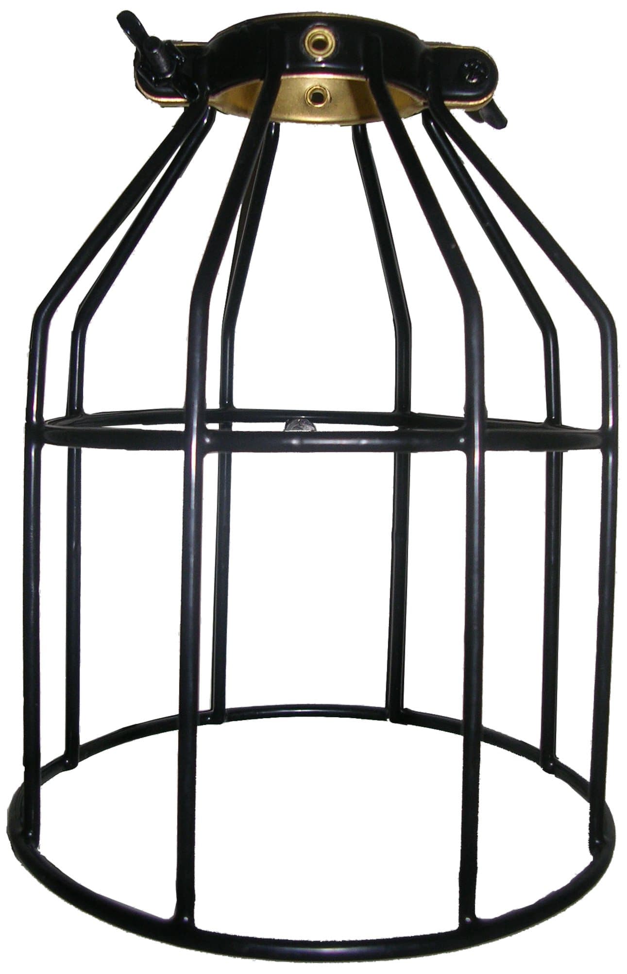 MC-200B Metal Replacement Cage for Stringer Lights, Black, 10-Pack